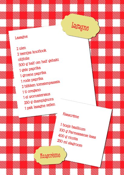 Heerlijk lasagne recept - DH 2