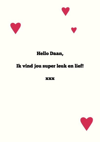 Hello eigen naam ik hou van jou 3