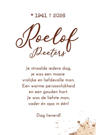 Herinneringskaart natuur boom foto takjes natuurlijk eco 3