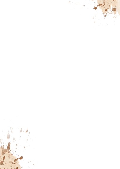 Herinneringskaart natuur boom foto takjes natuurlijk eco Achterkant