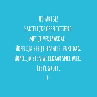 Hertelijk gefeliciteerd kaart met grappig hert. 3