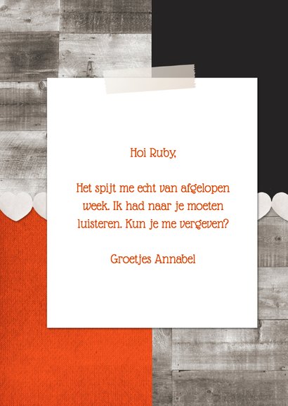 Het spijt me aap - DH 3