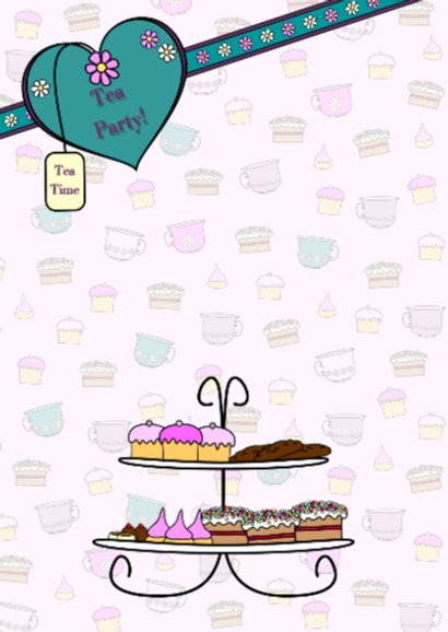 High Tea uitnodiging PARTY GIRLS 2