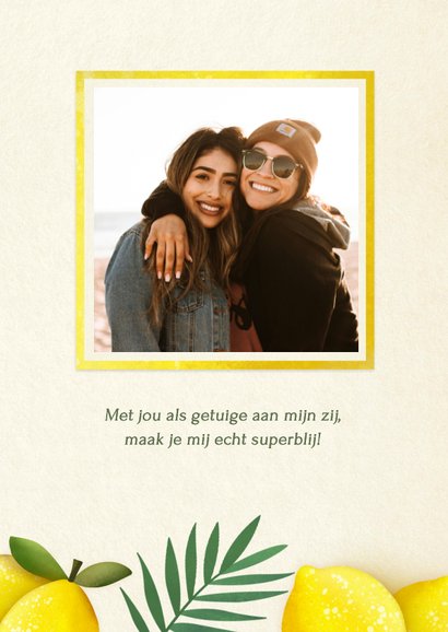 Hip en grappig kaartje om iemand als getuige te vragen 2