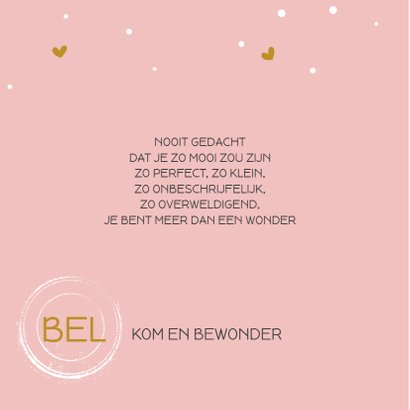 Hip geboortekaartje met foto 2