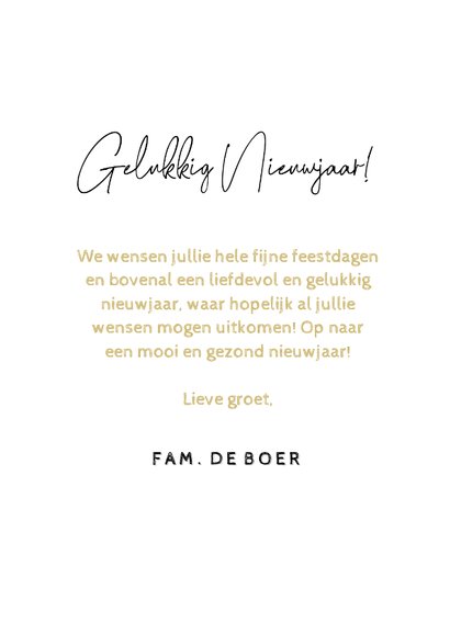 Hip nieuwjaarskaartje hartje kerstbal 2027 vol liefde 3