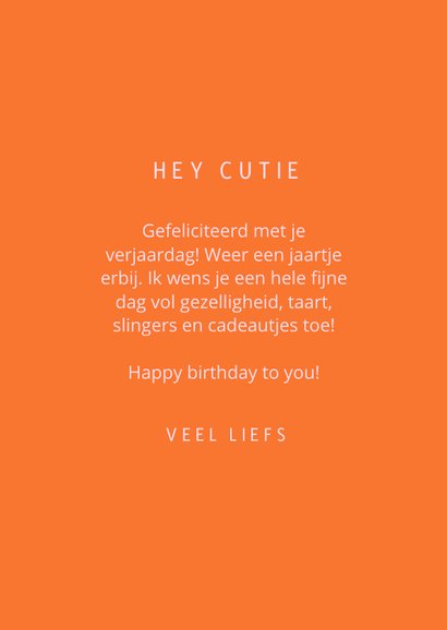 Hippe felicitatiekaart met puppy met feesthoedje 3