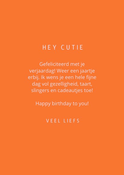 Hippe felicitatiekaart met puppy met feesthoedje 3