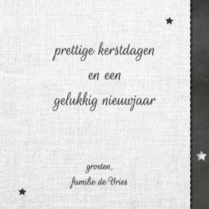hippe foto kerstkaart - linnenprint 3