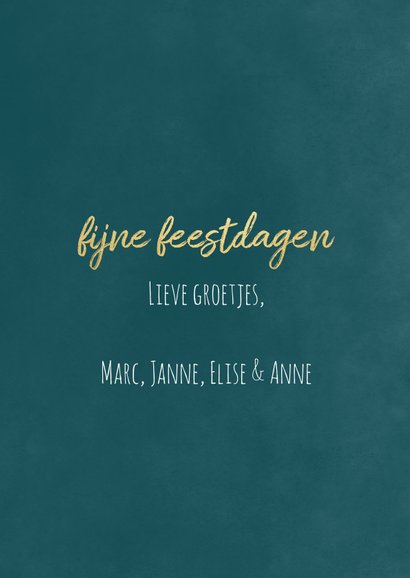 Hippe fotokaart met kerstbomen illustratie 3