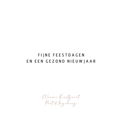Hippe kerstkaart foto en sterren oud roze 2023 3