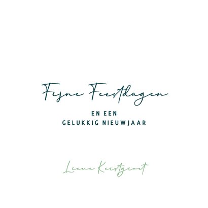 Hippe kerstkaart met foto en kerst teksten 3