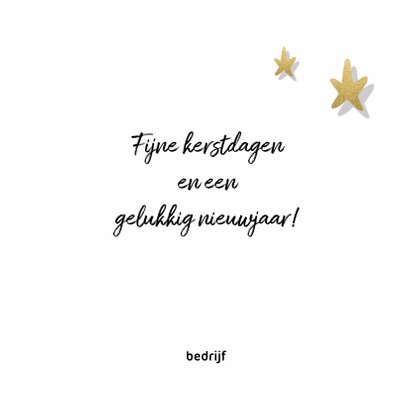 Hippe kerstkaart tekst op stokje - LO 3