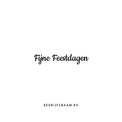 Hippe kerstkaart voor internationaal bedrijf met logo 3