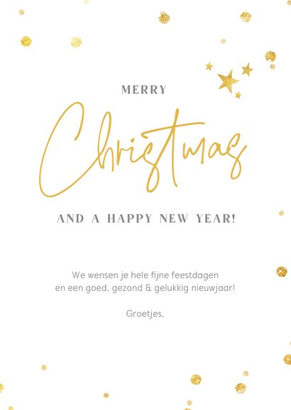 Hippe staande fotokaart met 1 grote foto en Christmas 3