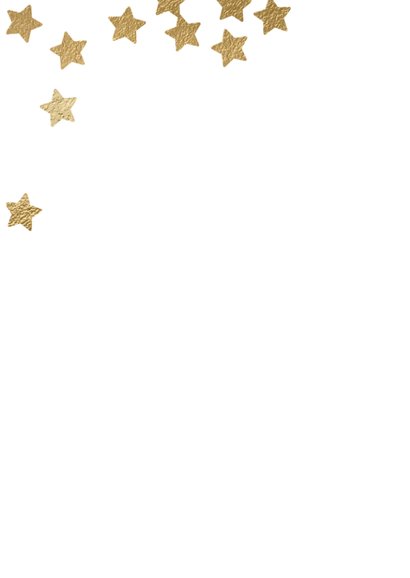 Hippe uitnodiging kerstborrel sterren confetti 2