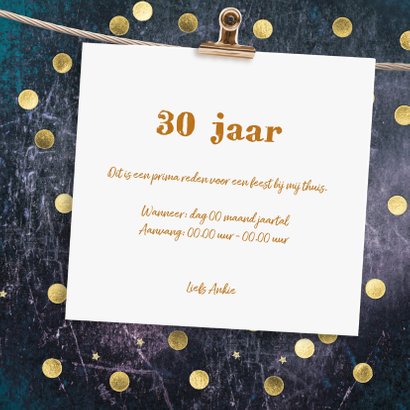 hippe uitnodiging met slinger 3