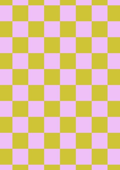 Hippe uitnodiging trouwdag met wave en blokjes Achterkant