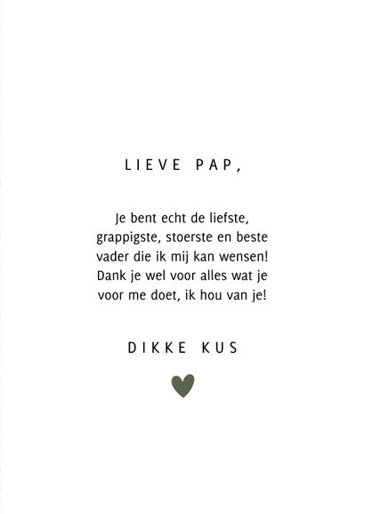 Hippe vaderdag kaart "lieve pap je bent de beste!"  3