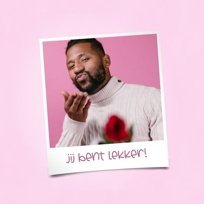 Hippe valentijnskaart crompouce jij bent lekker en hartjes 2