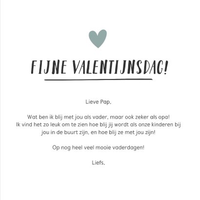 Hippe valentijnskaart voor de leukste opa of vader  3