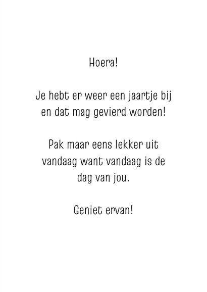 Hippe verjaardagskaart grafisch happy birthday to you 3