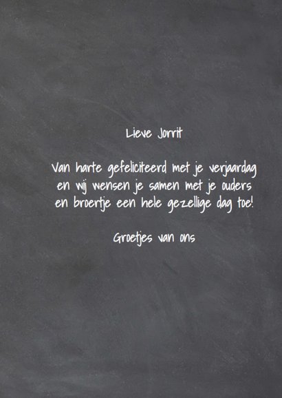 Hippe verjaardagskaart - LO 3