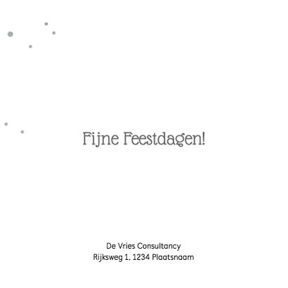 Hippe zakelijke kerstkaart label en logo 3
