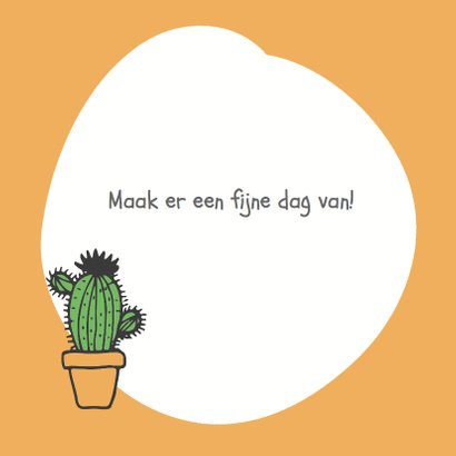 hoera jij bent jarig cactus 3
