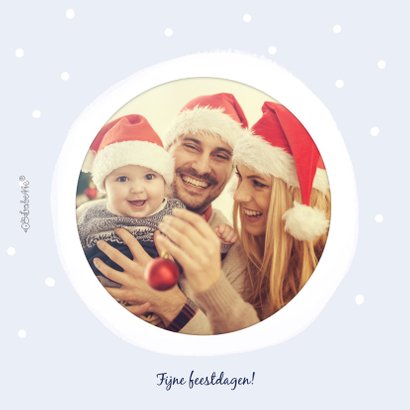 Hollands kersttegeltje met baby's eerst kerst 2