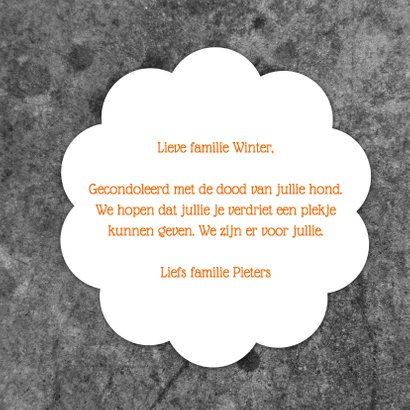 Hond met linten - DH 3