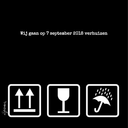 Housewarming pictogrammen zwart 2