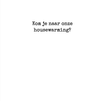 Housewarming pictogrammen zwart 3