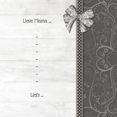 Hout met Label Best Mom! - BK 3