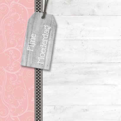 Hout met Label No. 1 Mom! - BK 2