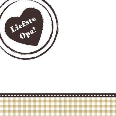 Hout met Label Opa - BK 2