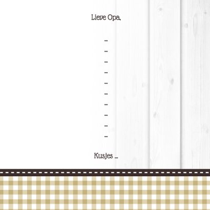 Hout met Label Opa - BK 3