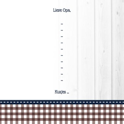 Hout met Label Papa - BK 3