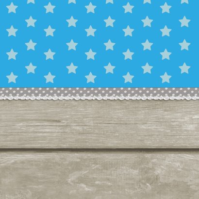 Hout sterretjes stempel 1LS3 Achterkant