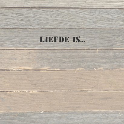 Houten Liefde 3