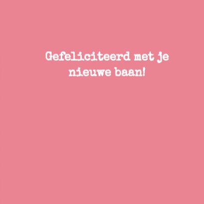 Houtprint met tekst, nieuwe baan 3