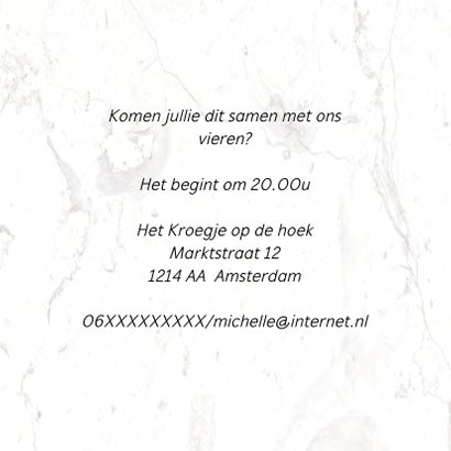 Huwelijksjubileum champagne bloemen 3