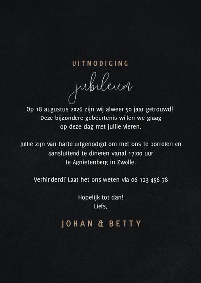 Huwelijksjubileum fotocollage en hartjes 3