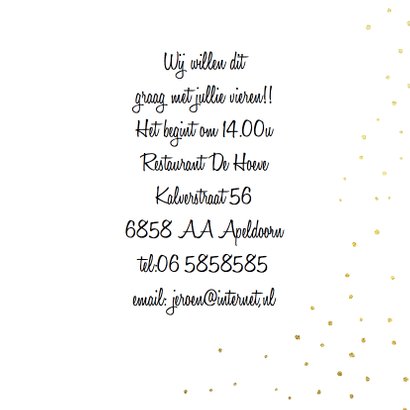 Huwelijksjubileum hart goud 3