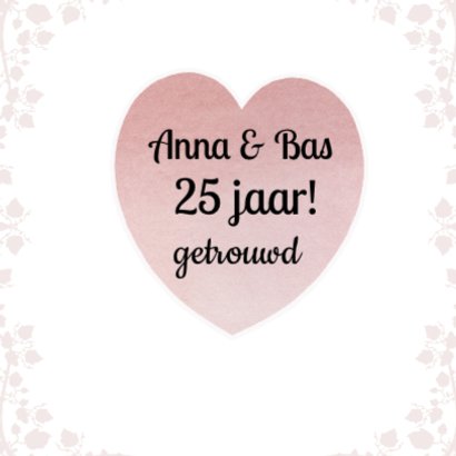 huwelijksjubileum hart tekst 2