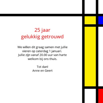 Huwelijksjubileum Mondriaan 3