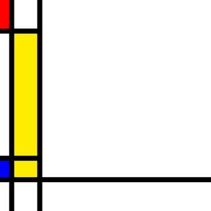 Huwelijksjubileum Mondriaan Achterkant