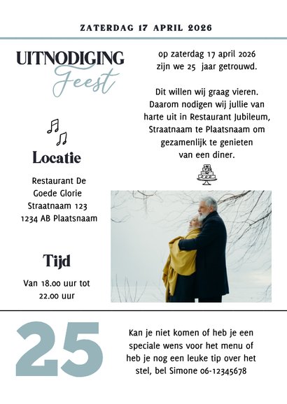 Huwelijksjubileum tijdschrift  3