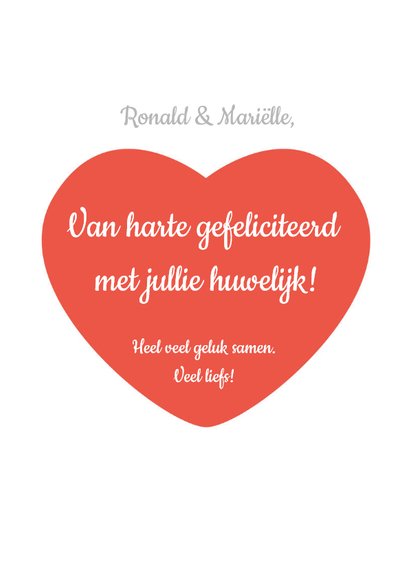 Huwelijkskaart - KO 3