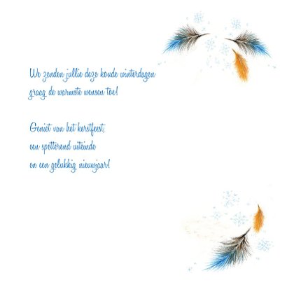 IJsvogel in een winterlandschap 3